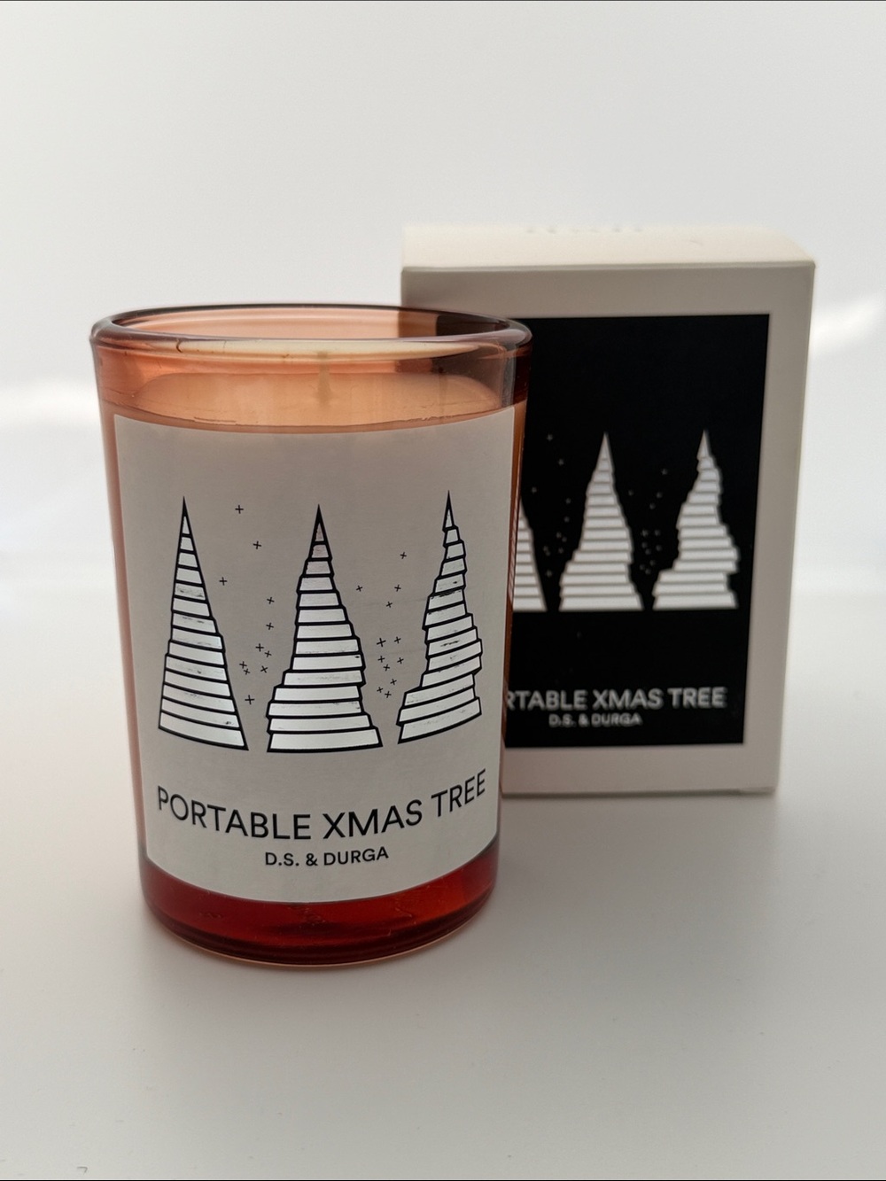 NIB - D.S. & DURGA Portable Xmas Tree Luxury Scented Candle - 7oz / 200g